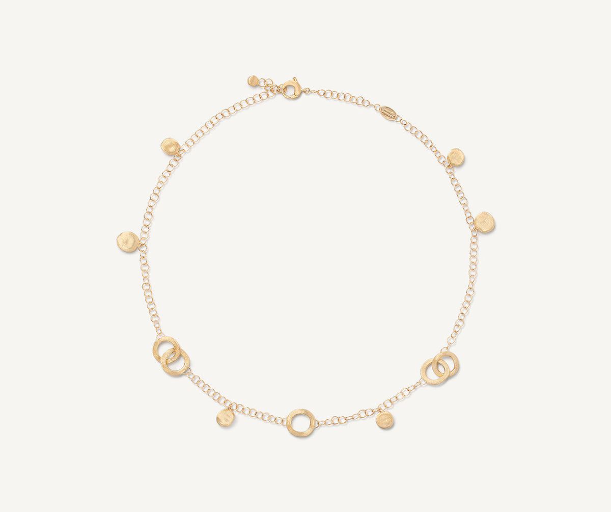 18K Yellow Gold Link & Charm Necklace – Marco Bicego