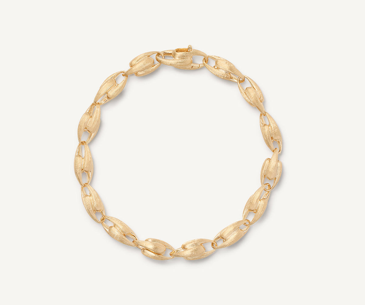 18K Yellow Gold Small Link Bracelet, 7.5