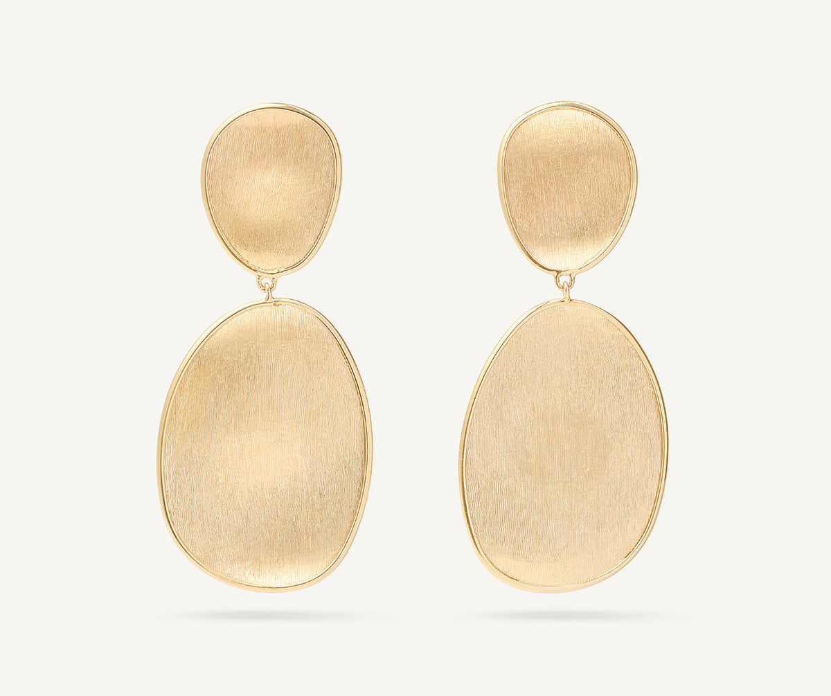 18K Yellow Gold Double Drop Earrings – Marco Bicego