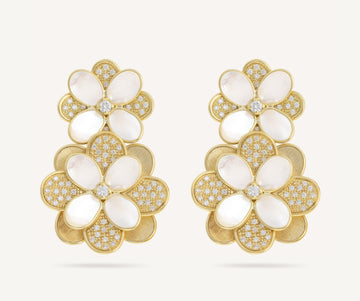 PETALI 18K Yellow Gold Flower Statement Earrings with Diamonds and Mother of Pearl OB1686-MPW_B5_Y_02