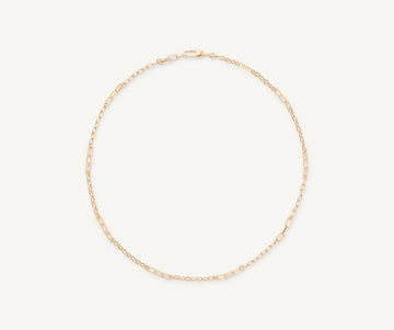UOMO 18K Yellow Gold Unisex Coil Small Link Necklace CGU3__Y_01