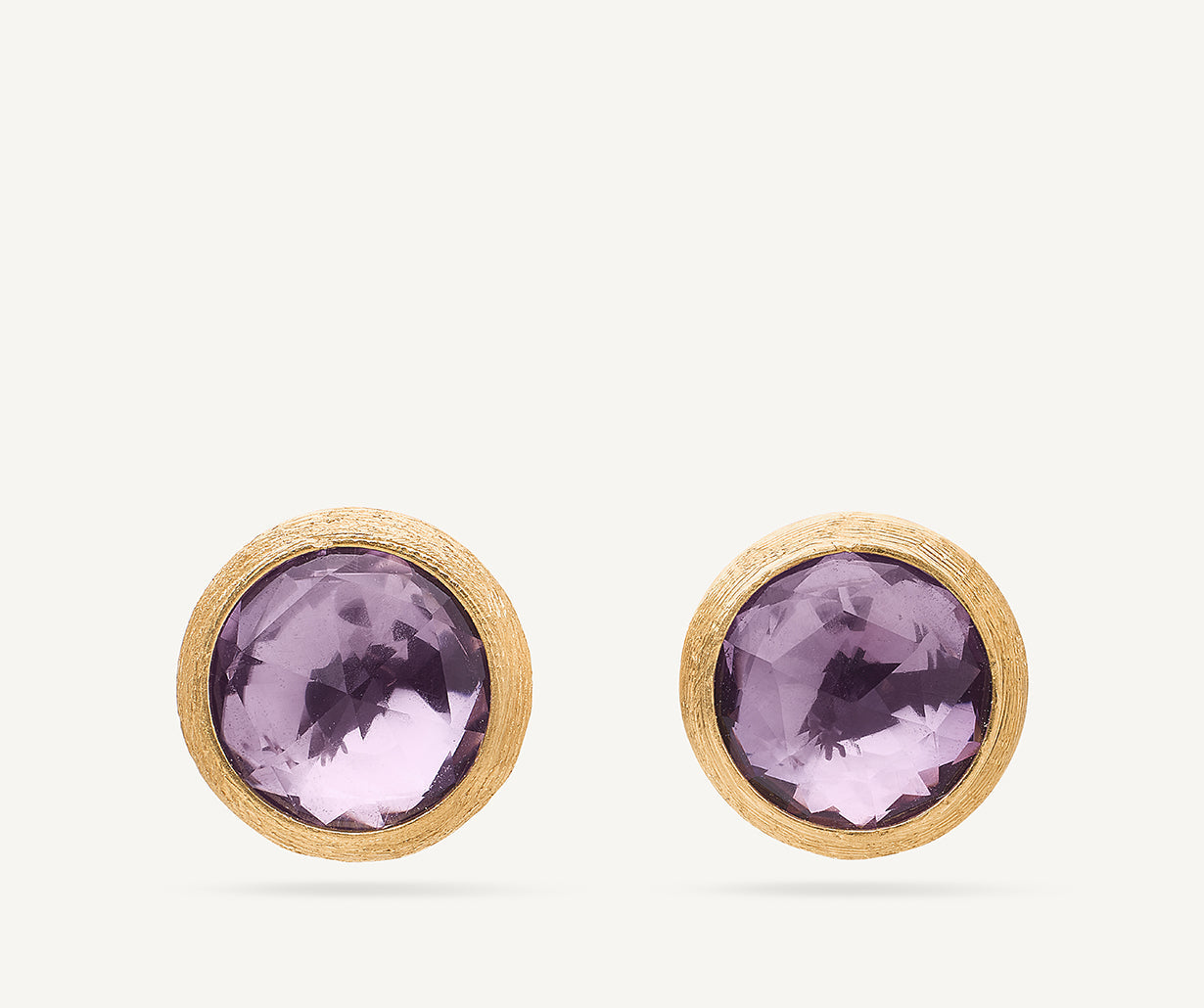 18K Yellow Gold Amethyst Stud Earrings – Marco Bicego