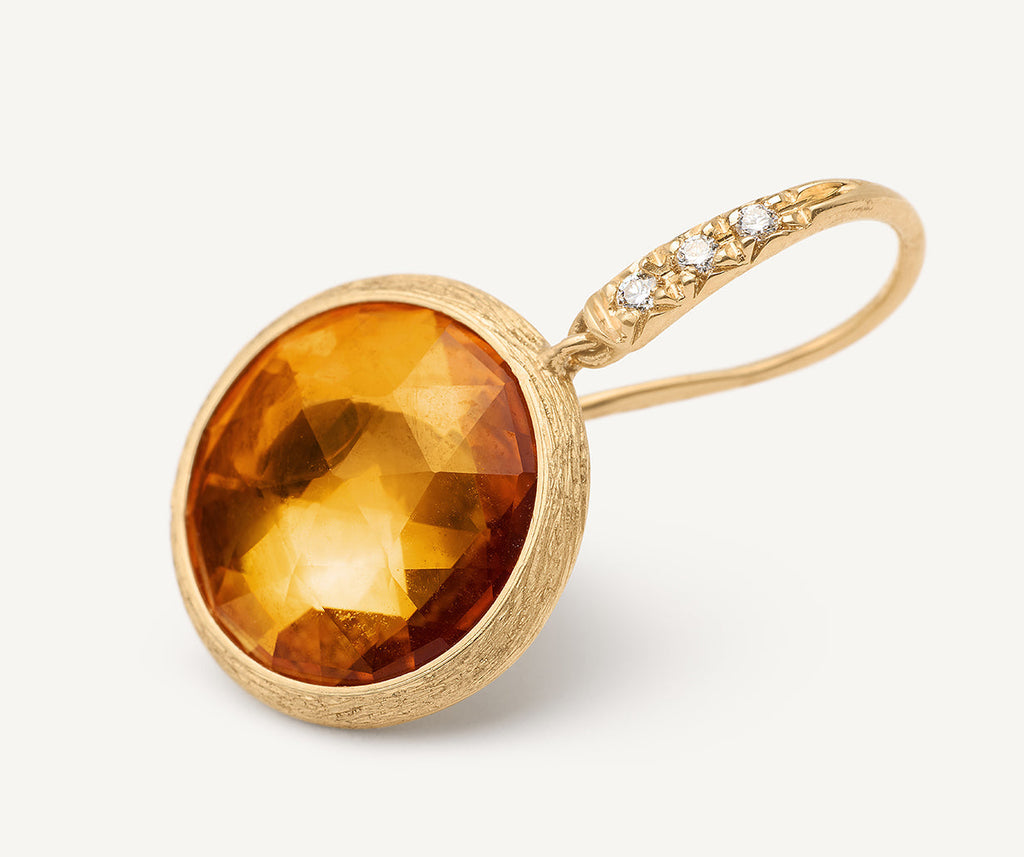 18K Yellow Gold Citrine Drop Earrings with Diamonds OB1739-AB_QG01_Y_02