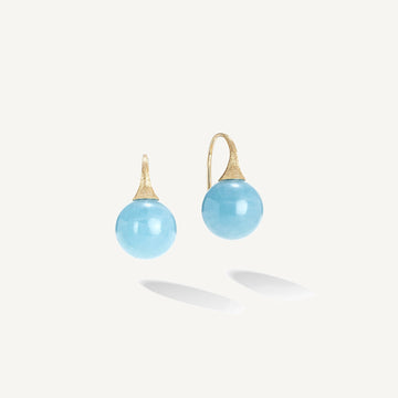 AFRICA 18K Yellow Gold Aquamarine Drop Earrings OB1639-A_AQ01_Y_02