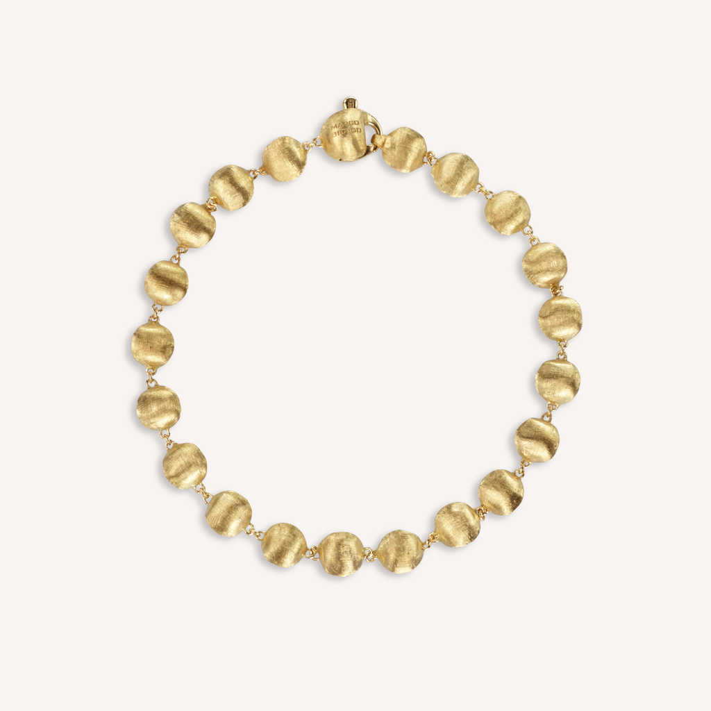 AFRICA 18K Yellow Gold Bead Bracelet BB1323__Y_02