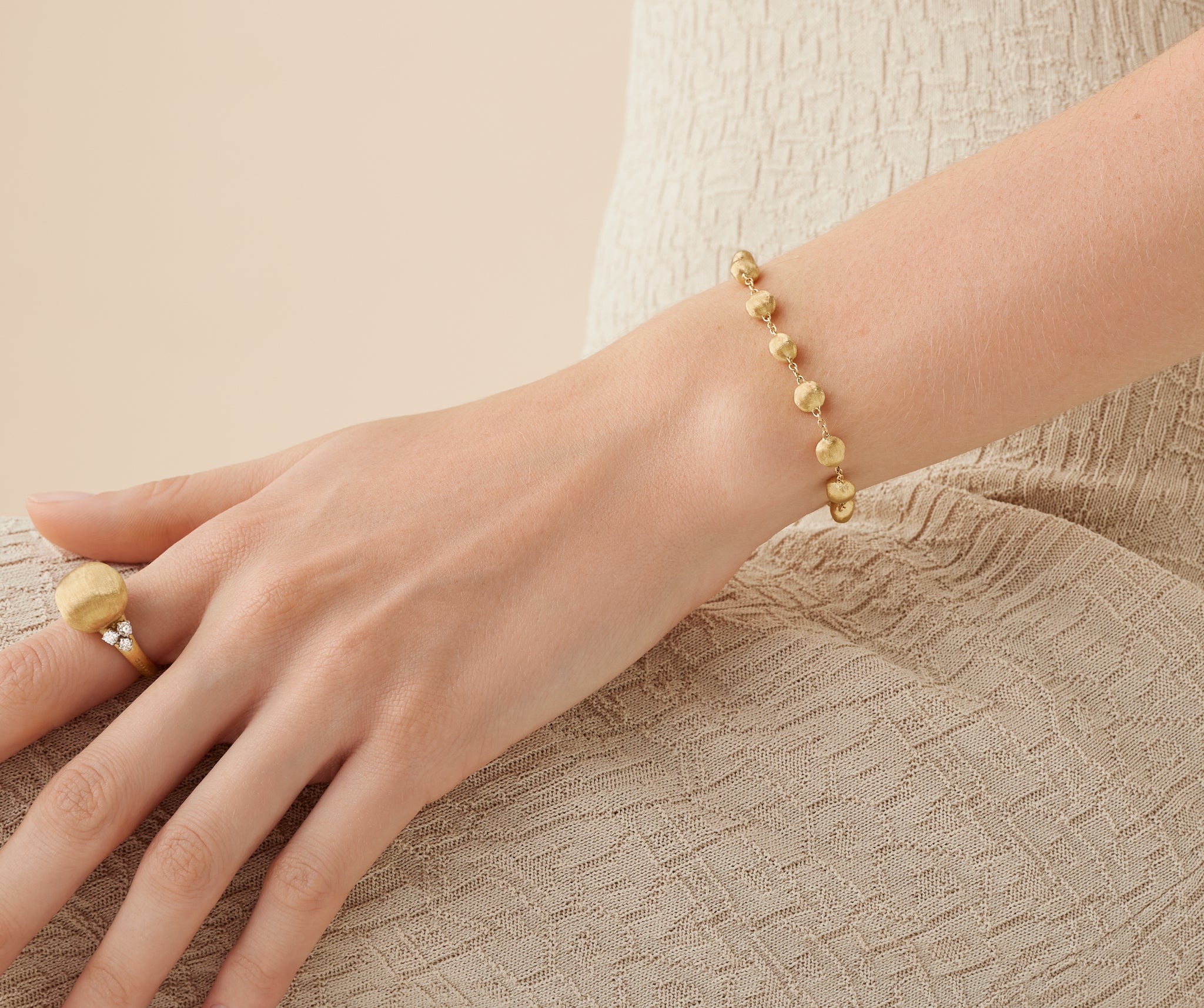 18K Yellow Gold Bead Bracelet Africa Collection| Marco Bicego
