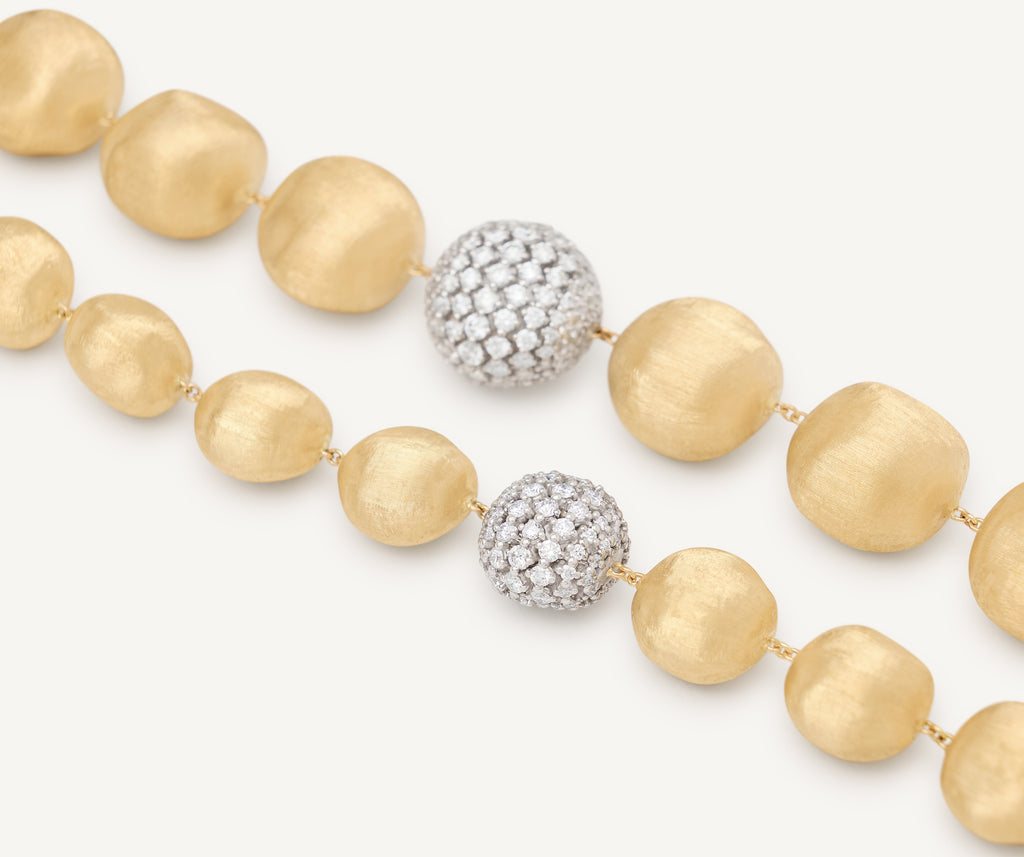 AFRICA 18K Yellow Gold Bracelet with Large Diamond Element BB2866_B2_YW_Q6