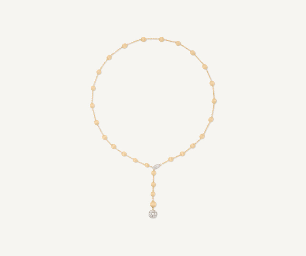 AFRICA 18K Yellow Gold Lariat with Diamond Element CB2900-B_B2_YW_Q6