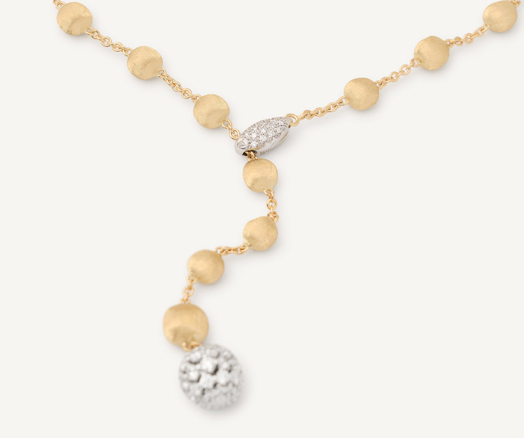 AFRICA 18K Yellow Gold Lariat with Diamond Element CB2900-B_B2_YW_Q6
