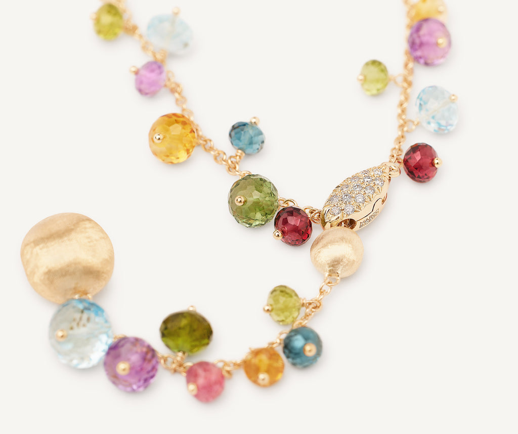 AFRICA 18K Yellow Gold Mixed Gemstone Lariat with Diamond Pavé Clasp CB2784-B_MIX02_Y_02