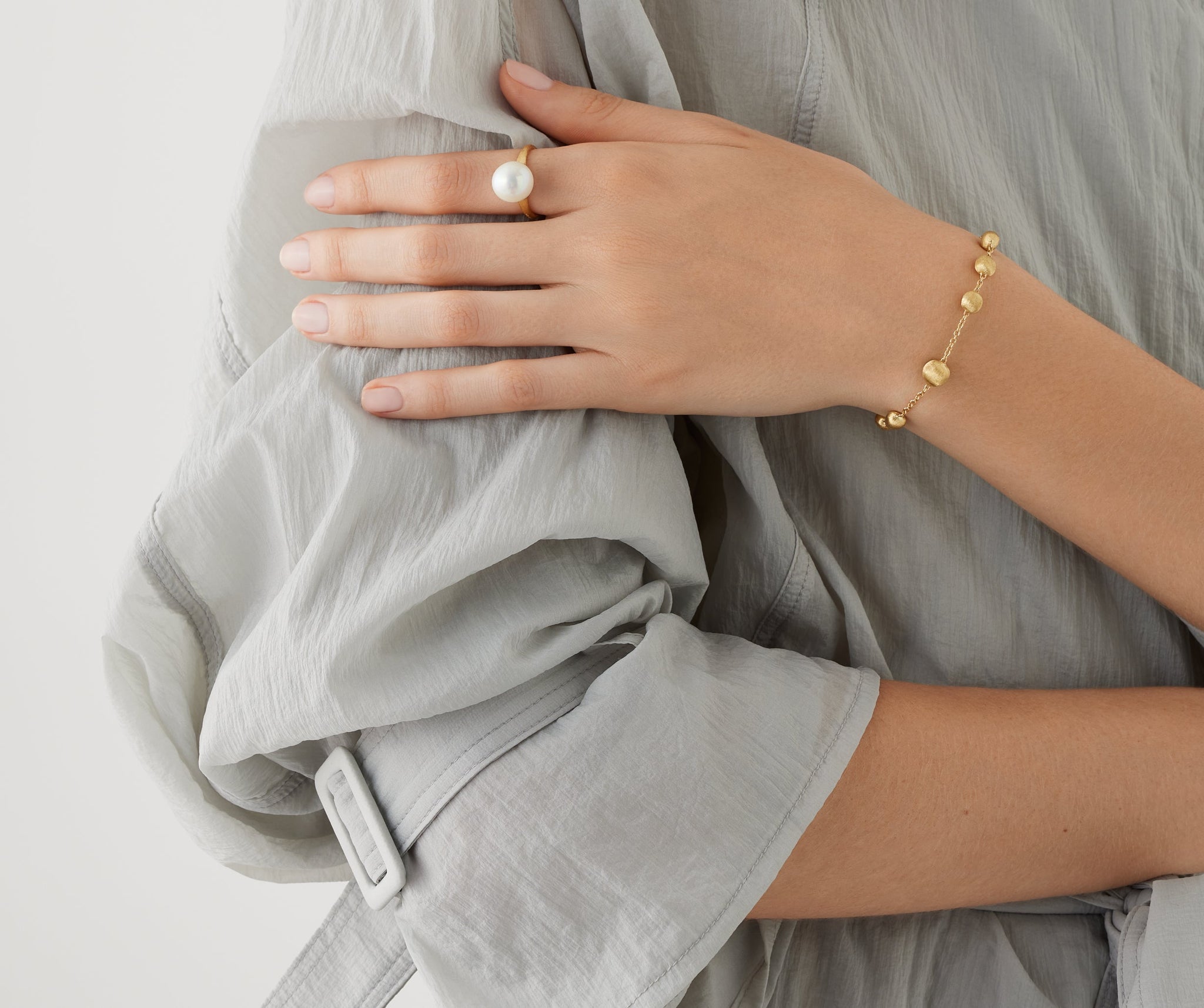18K Yellow Gold Pearl Ring – Marco Bicego
