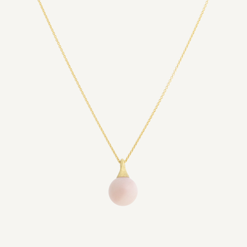 AFRICA 18K Yellow Gold Pink Opal Pendant Necklace CB2493_OP01_Y_02