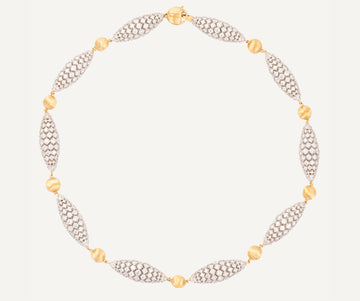 AFRICA 18K Yellow Gold Round Necklace With Diamond Elements CB2822_B_YW_Q6