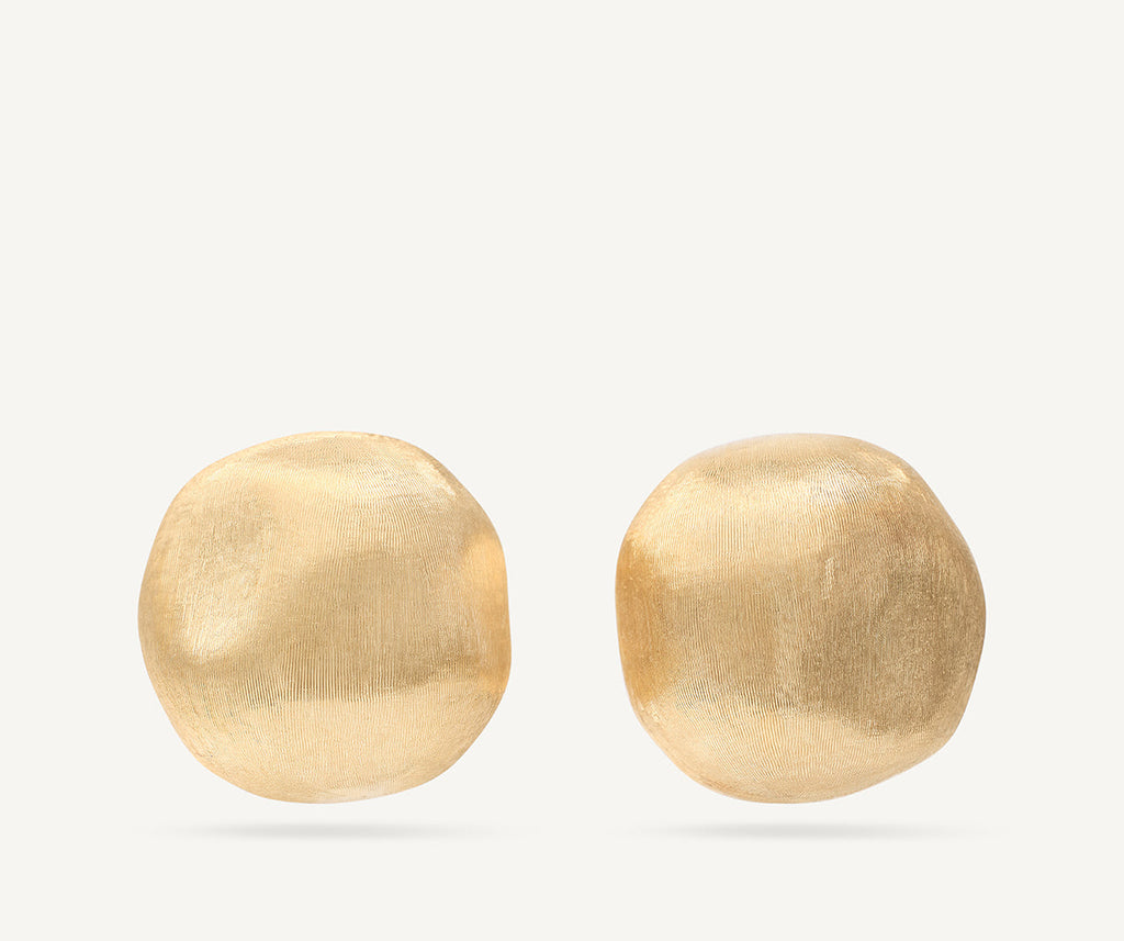 AFRICA 18K Yellow Gold Round Studs, Large OB919__Y_02