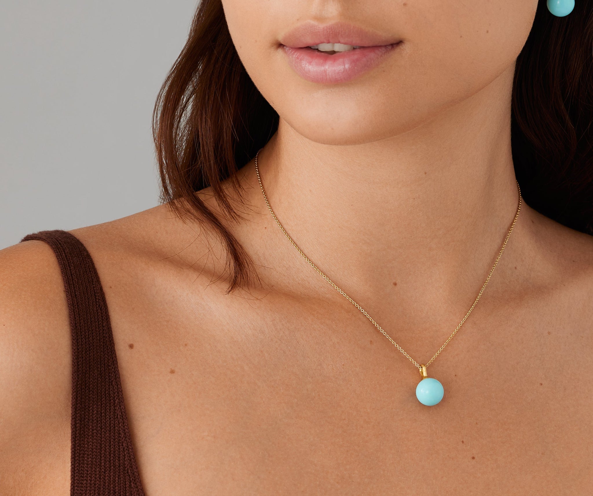 18K Yellow Gold Turquoise Pendant Necklace – Marco Bicego