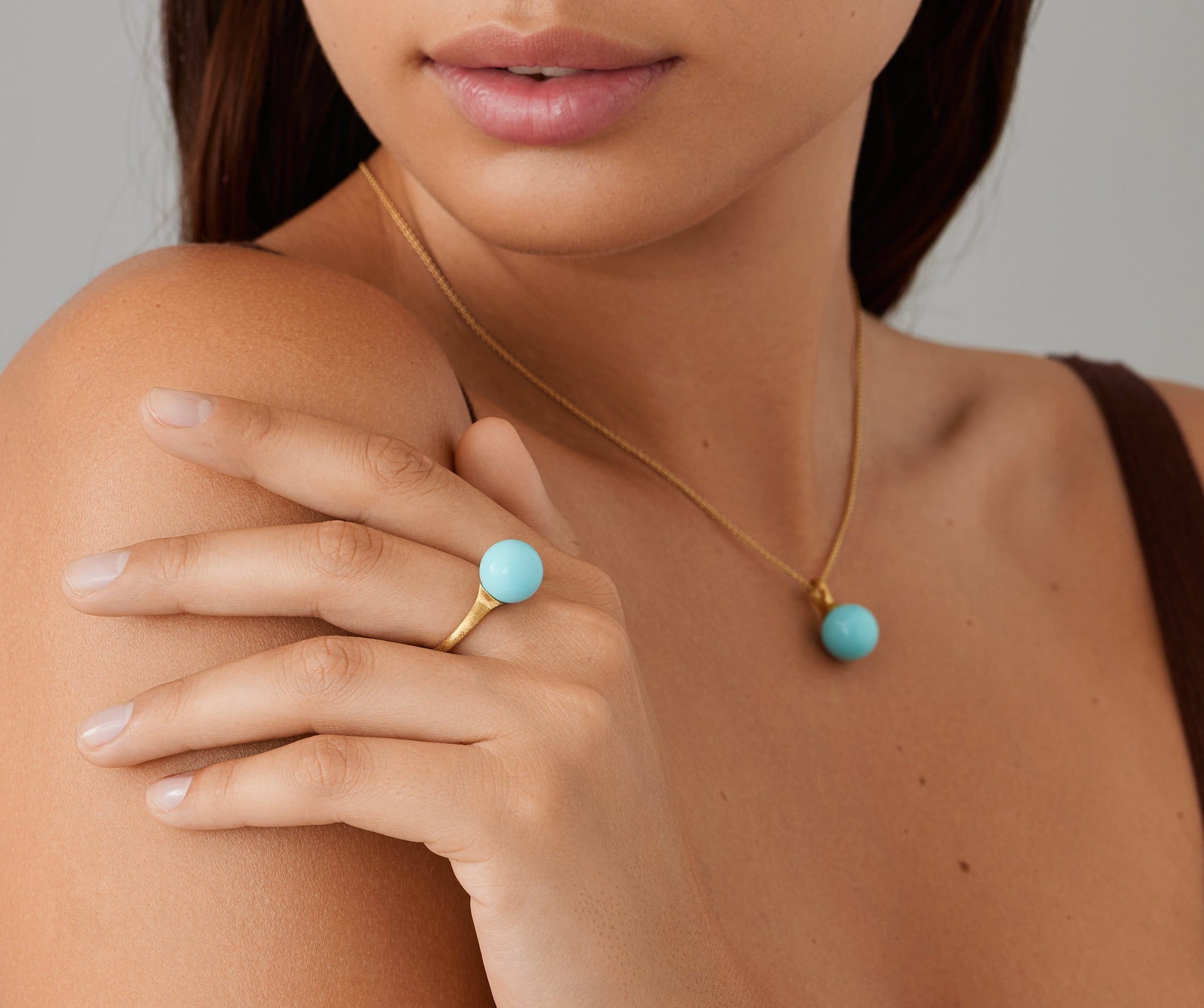 18K Yellow Gold Turquoise Ring – Marco Bicego