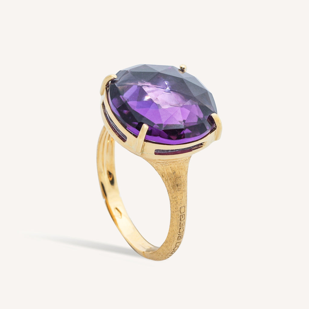 JAIPUR COLOR 18K Yellow Gold and Amethyst Cocktail Ring