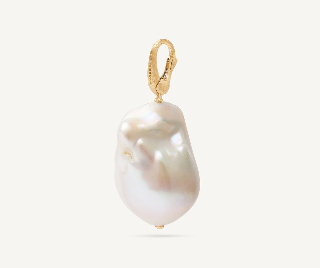 JAIPUR COLOR 18K Yellow Gold Freshwater Pearl Pendant PB5_PL_Y_02