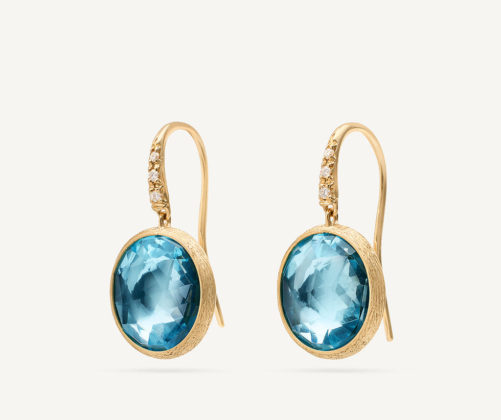 JAIPUR COLOR 18K Yellow Gold Gemstone Drop Earrings with Diamonds OB1739-AB_TP01_Y_02