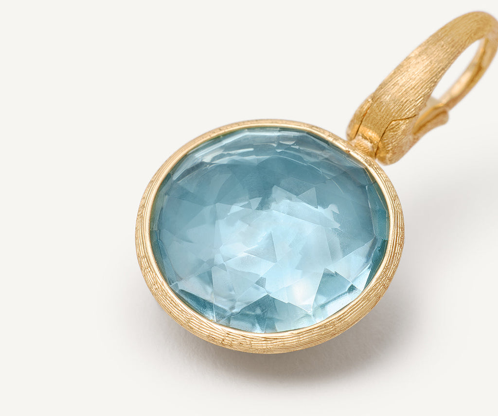 JAIPUR COLOR 18K Yellow Gold Gemstone Pendant