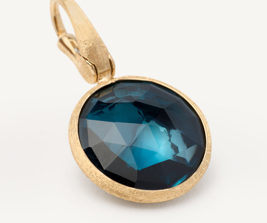 JAIPUR COLOR 18K Yellow Gold Gemstone Pendant