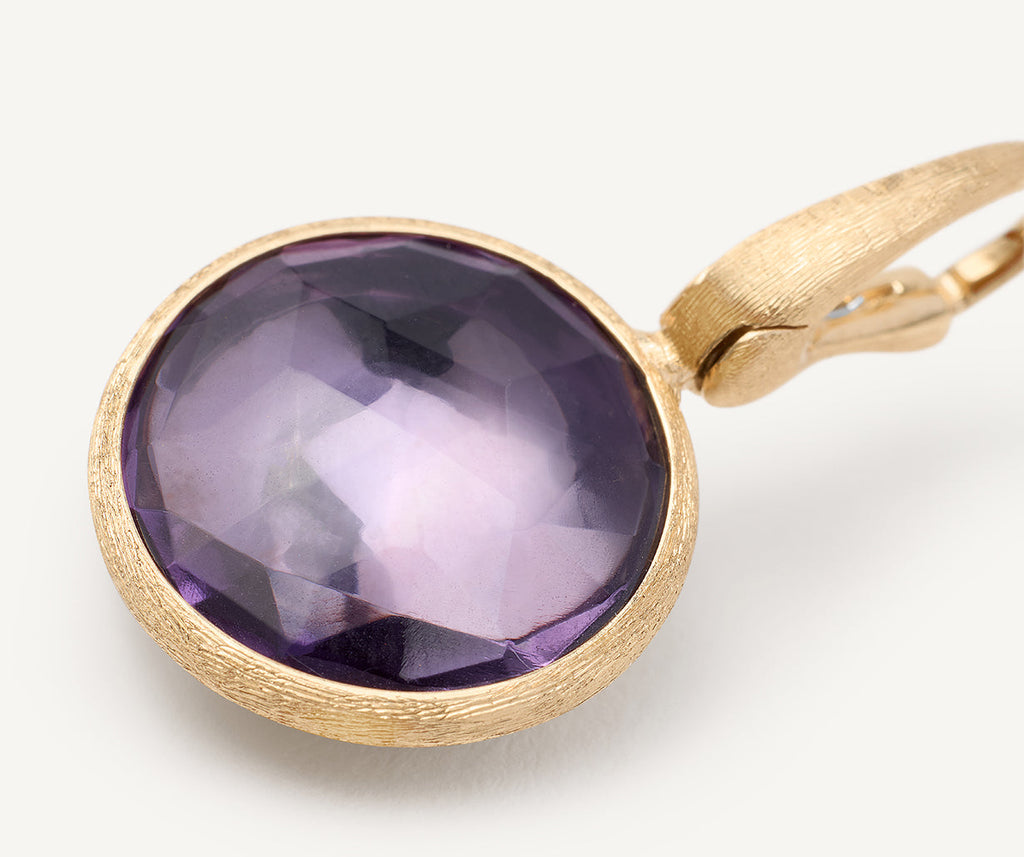 JAIPUR COLOR 18K Yellow Gold Gemstone Pendant