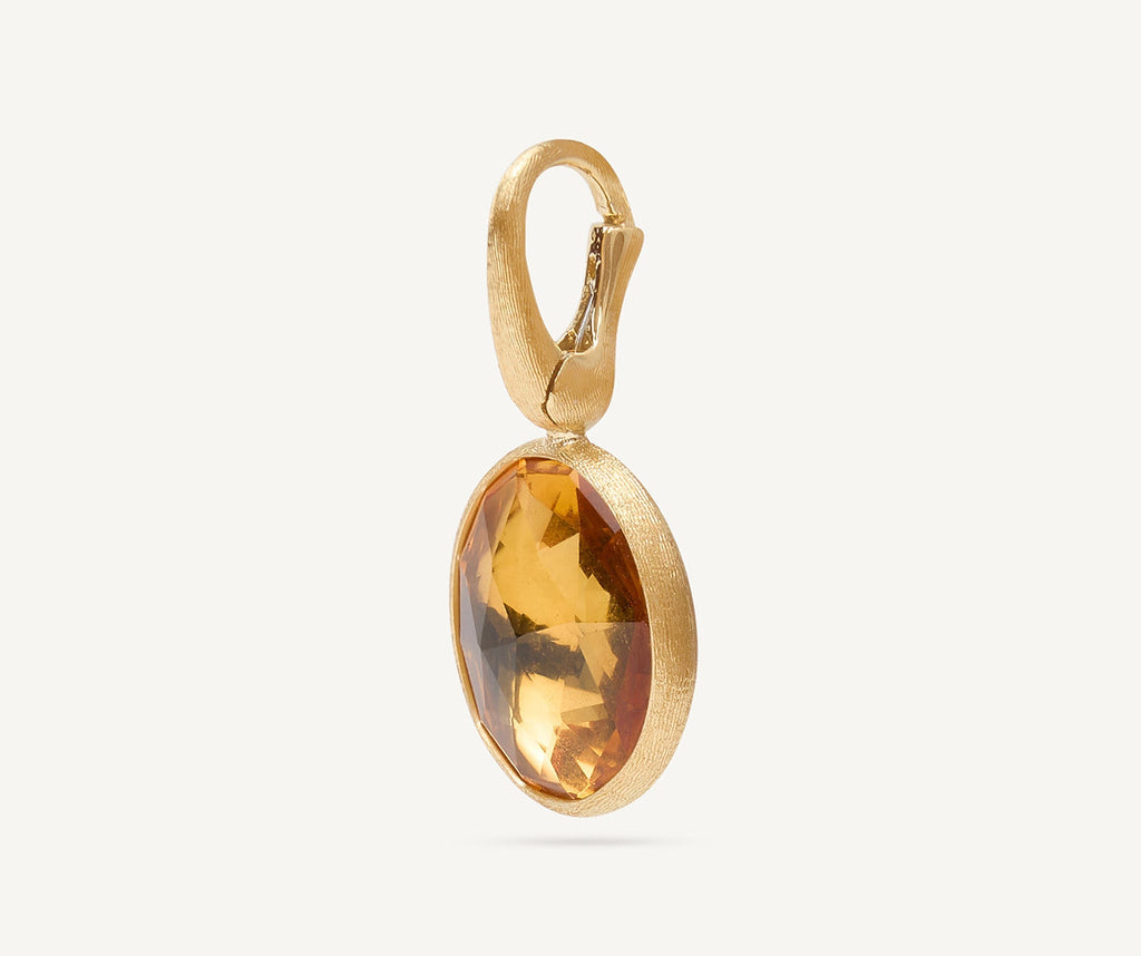 JAIPUR COLOR 18K Yellow Gold Gemstone Pendant