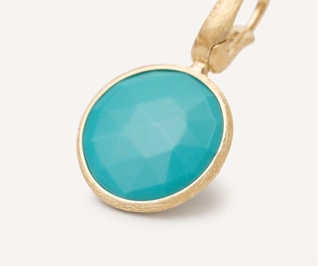 JAIPUR COLOR 18K Yellow Gold Gemstone Pendant