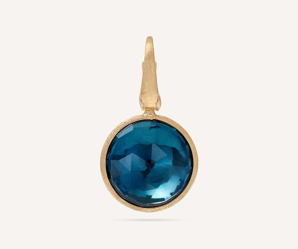 JAIPUR COLOR 18K Yellow Gold Gemstone Pendant PB1_TPL01_Y_02