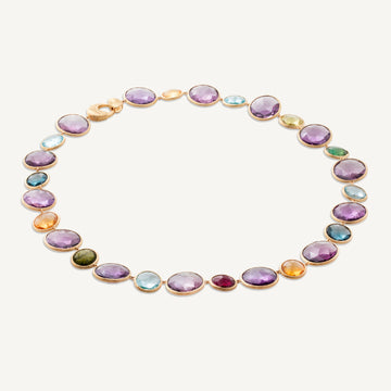 JAIPUR COLOR 18K Yellow Gold Graduated Collar featuring Amethyst CB2618_MIX01A_Y_02