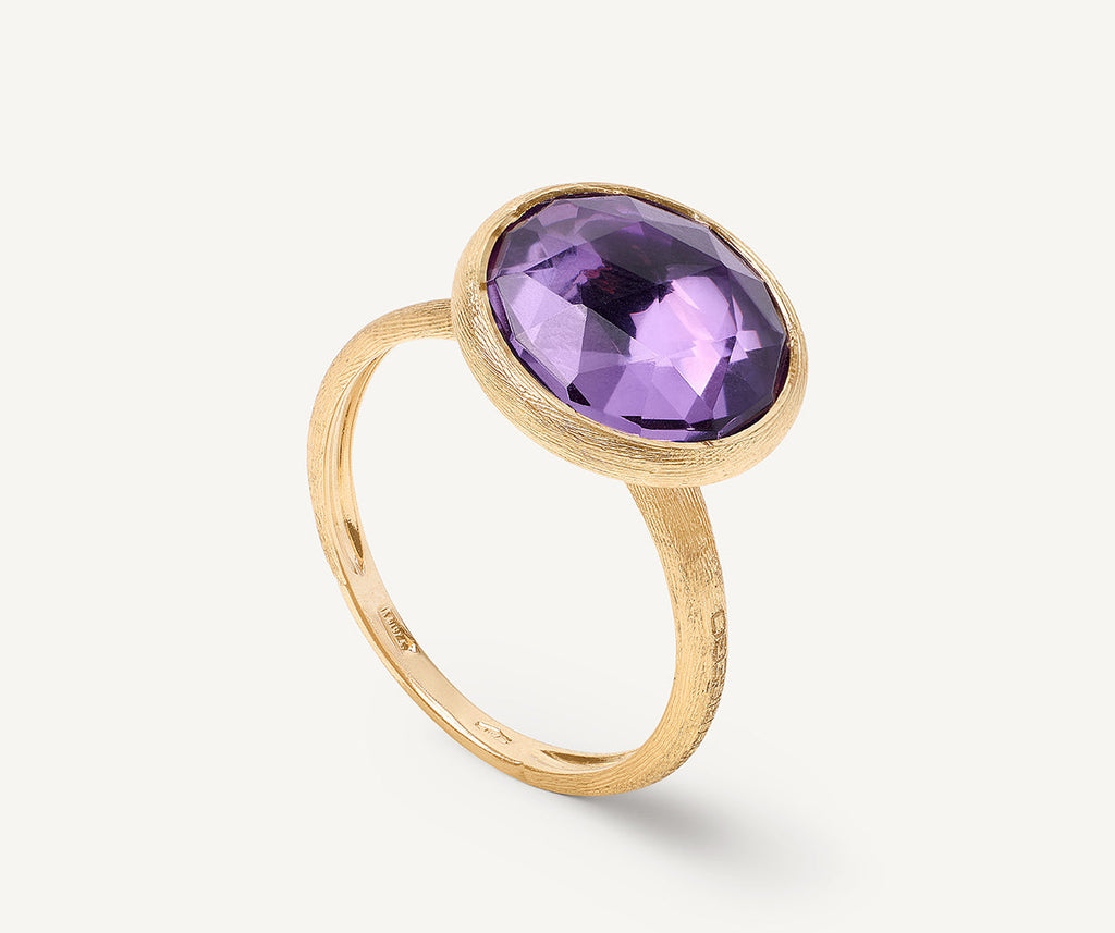 JAIPUR COLOR 18K Yellow Gold Medium Gemstone Ring AB586_AT01_Y_02