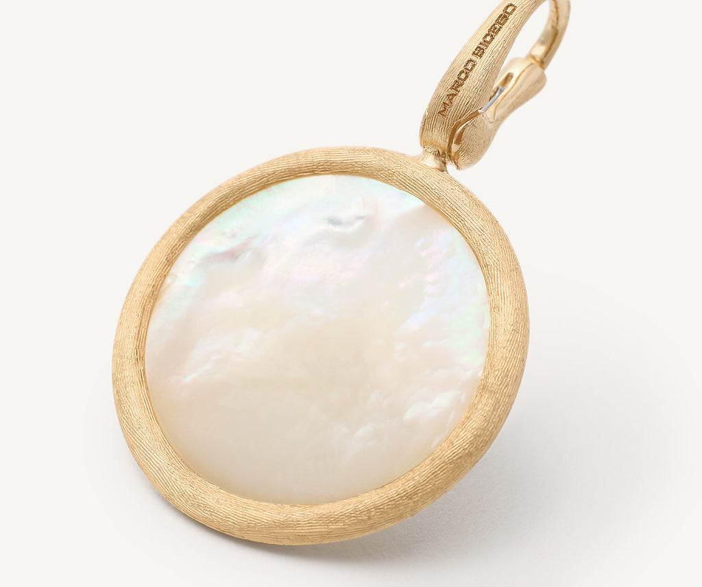 JAIPUR COLOR 18K Yellow Gold Mother of Pearl Pendant, Large PB2_MPW_Y_02