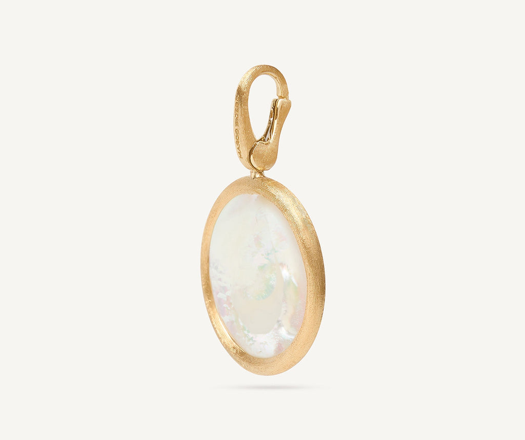 JAIPUR COLOR 18K Yellow Gold Mother of Pearl Pendant, Large PB2_MPW_Y_02