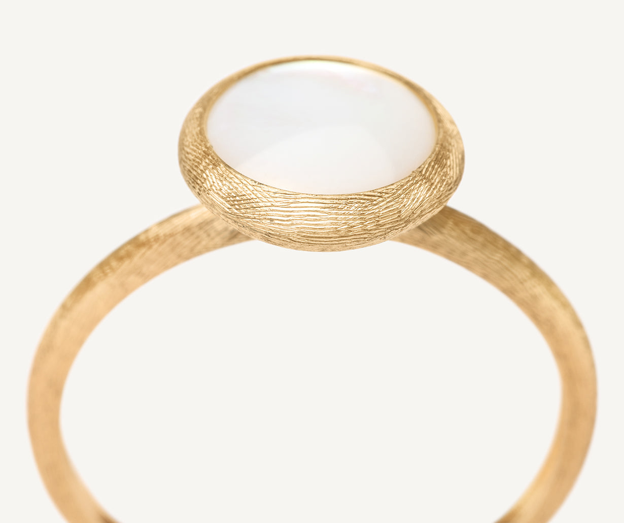 ★専用★Marco Bicegoジャイプールリング10号　k18YG 18K Yellow Gold Mother of Pearl Stackable Ring – Marco Bicego