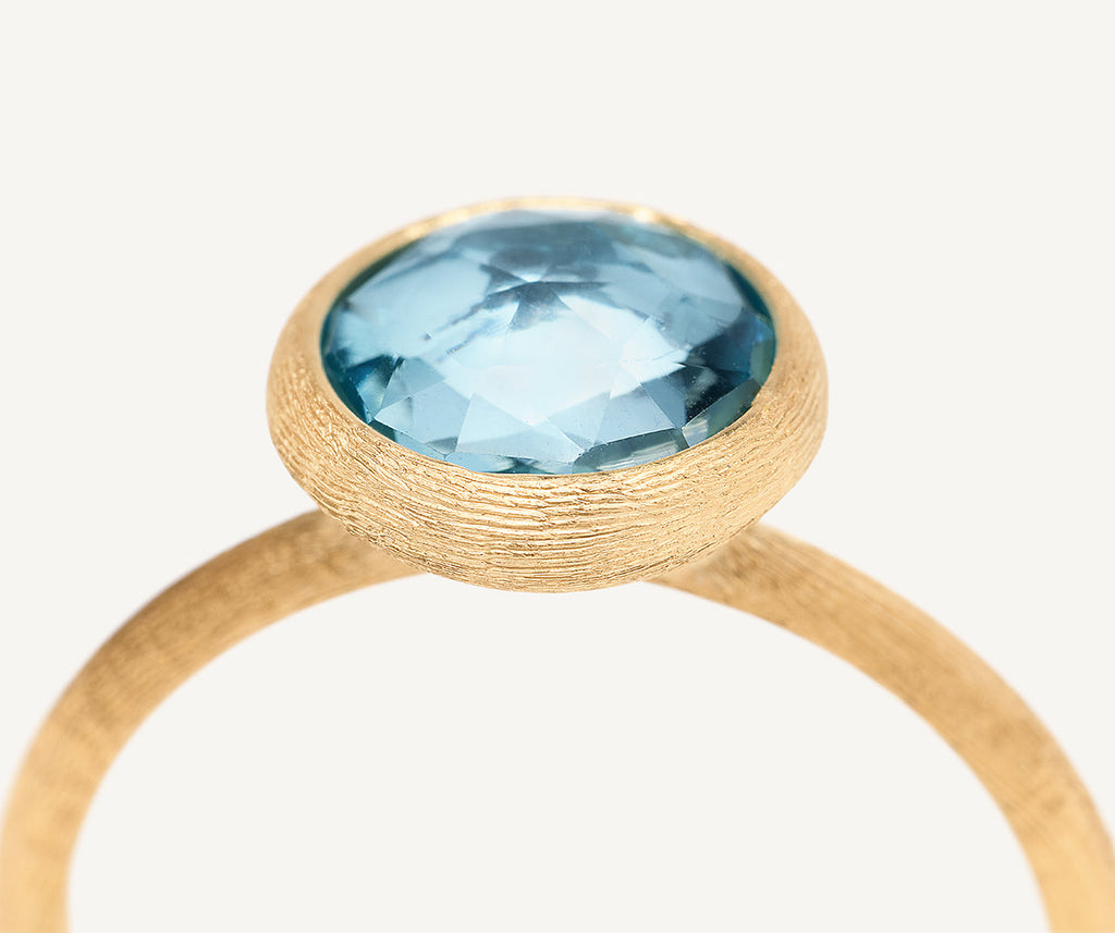 JAIPUR COLOR 18K Yellow Gold Small Gemstone Ring