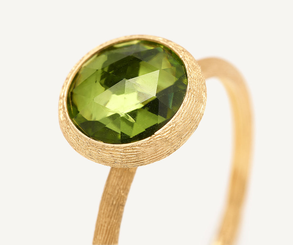 JAIPUR COLOR 18K Yellow Gold Small Gemstone Ring