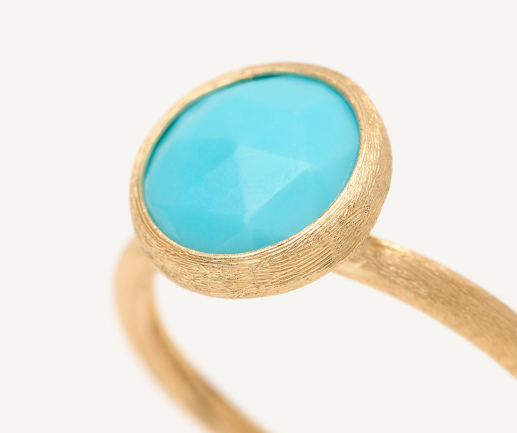 JAIPUR COLOR 18K Yellow Gold Small Gemstone Ring
