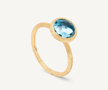 JAIPUR COLOR 18K Yellow Gold Small Gemstone Ring AB632_TP01_Y_02