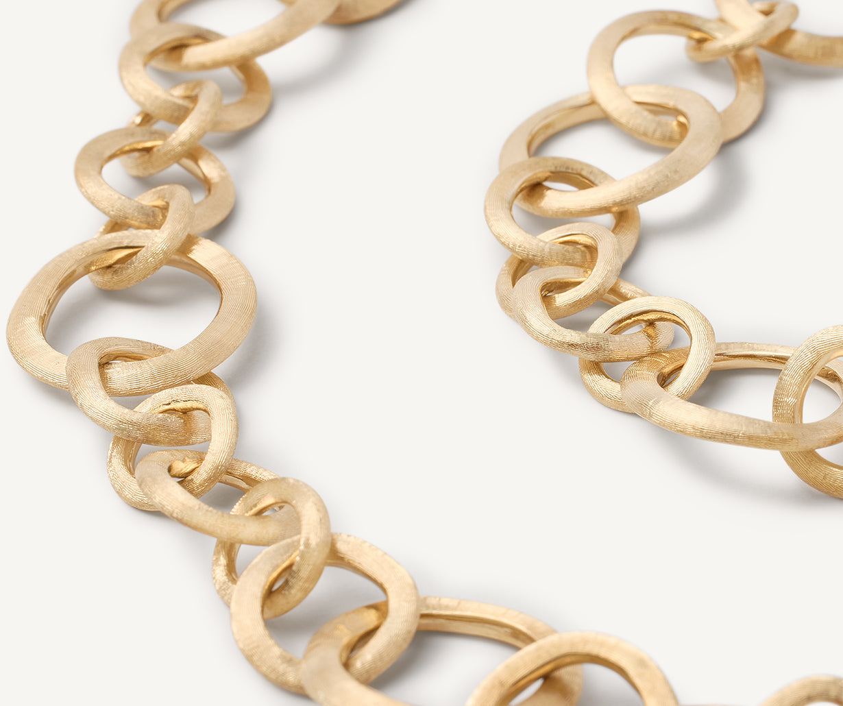 18K Yellow Gold Link Necklace, 36