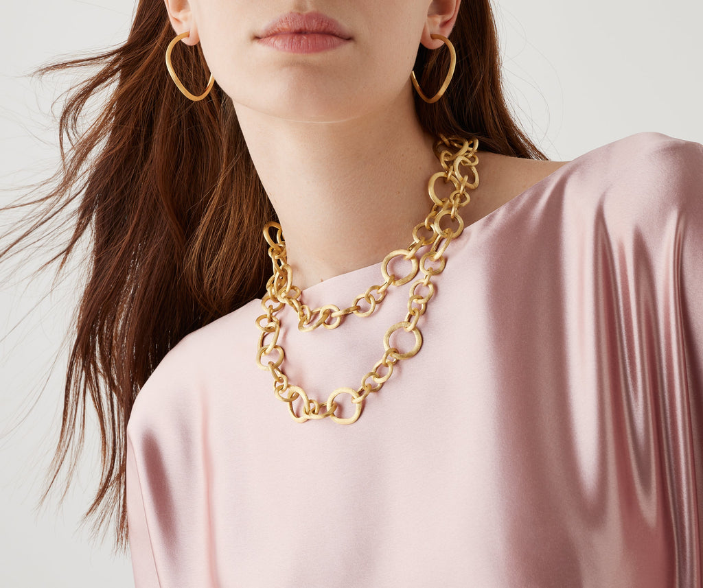 JAIPUR GOLD 18K Yellow Gold Convertible Link Necklace CB1551__Y_02