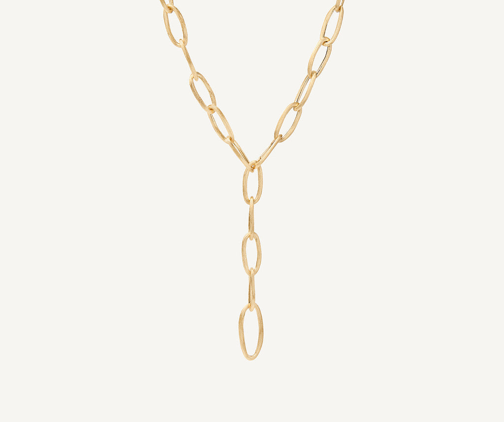 JAIPUR GOLD 18K Yellow Gold Convertible Oval Link Lariat CB2667__Y_02