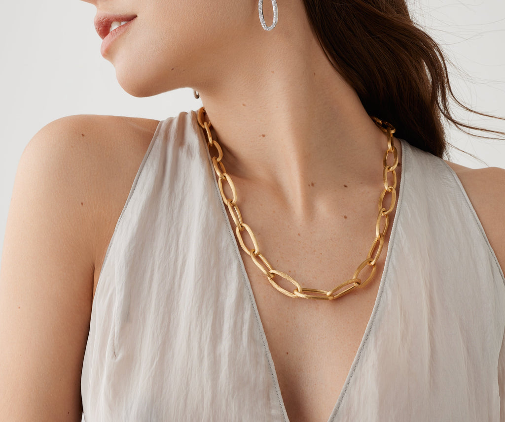 JAIPUR GOLD 18K Yellow Gold Convertible Oval Link Lariat CB2667__Y_02