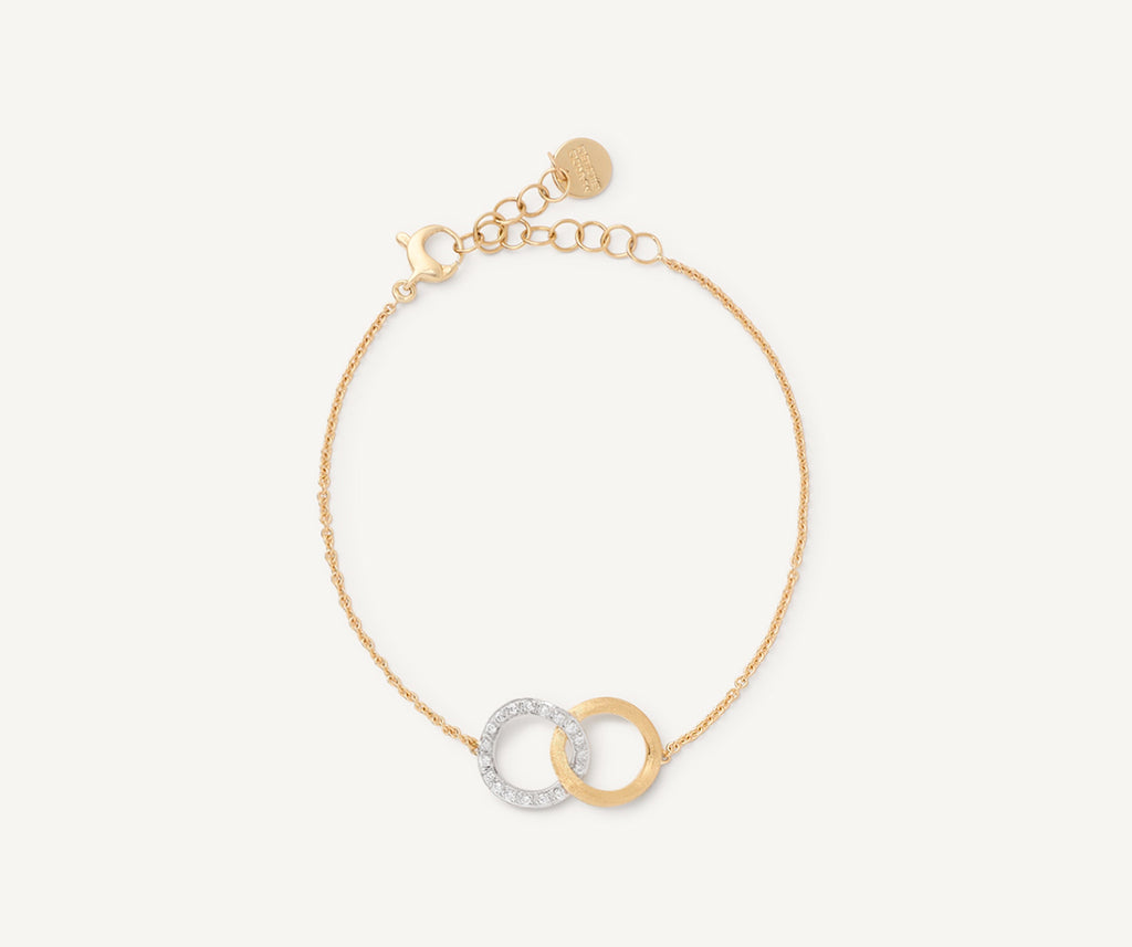 JAIPUR GOLD 18K Yellow Gold Diamond Infinity Bracelet BB1803_B_YW_Q6