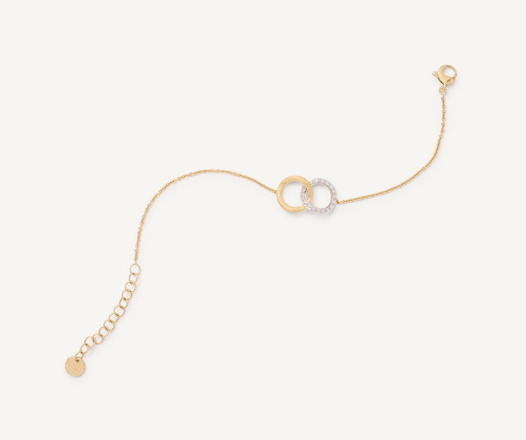 JAIPUR GOLD 18K Yellow Gold Diamond Infinity Bracelet BB1803_B_YW_Q6