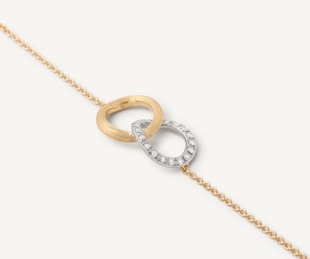 JAIPUR GOLD 18K Yellow Gold Diamond Infinity Bracelet BB1803_B_YW_Q6