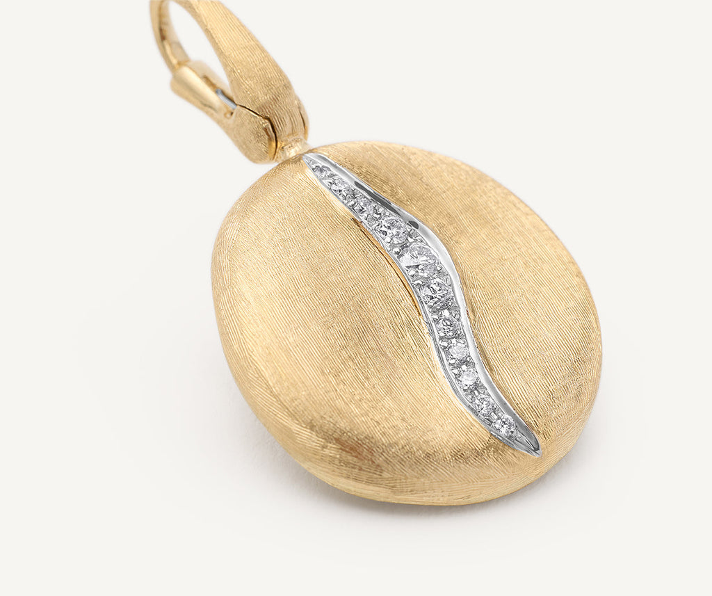 JAIPUR GOLD 18K Yellow Gold Diamond Pavé Pendant, Medium PB2_B2_YW_Q6