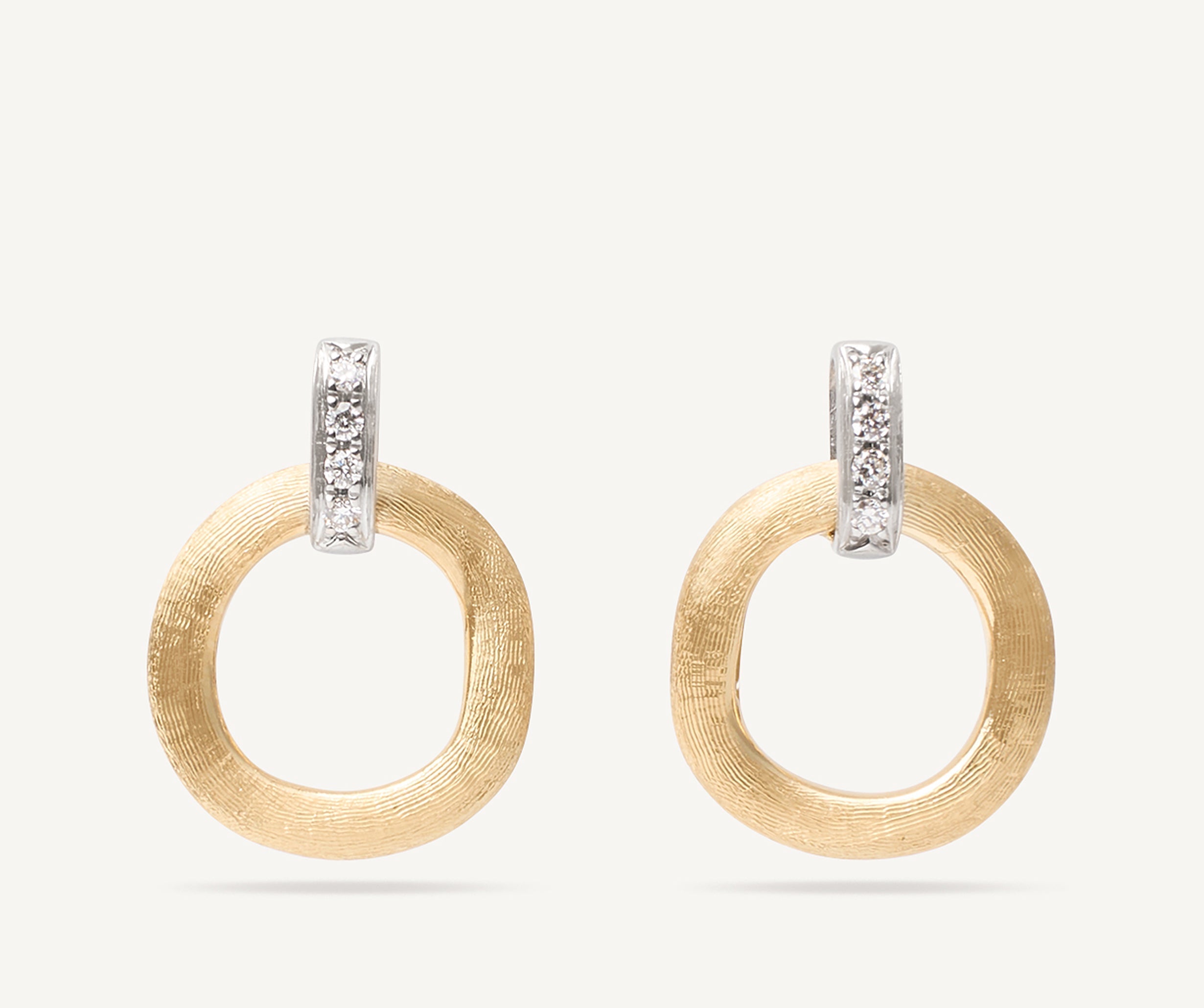 18K Yellow Gold Drop Earrings With Diamonds – Marco Bicego