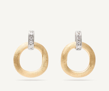 JAIPUR GOLD 18K Yellow Gold Drop Earrings With Diamonds OB1758_B_YW_Q6
