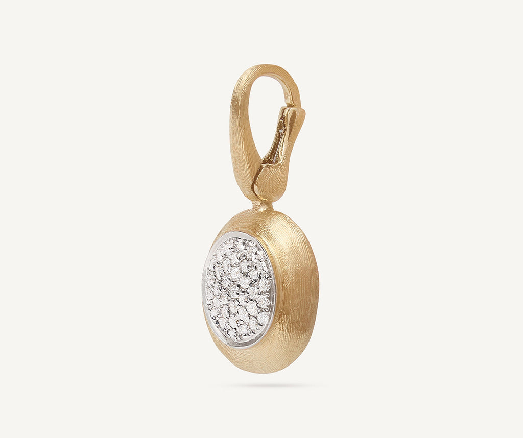 JAIPUR GOLD 18K Yellow Gold Gemstone Diamond Pavé Pendant, Small PB1_B_YW_Q6