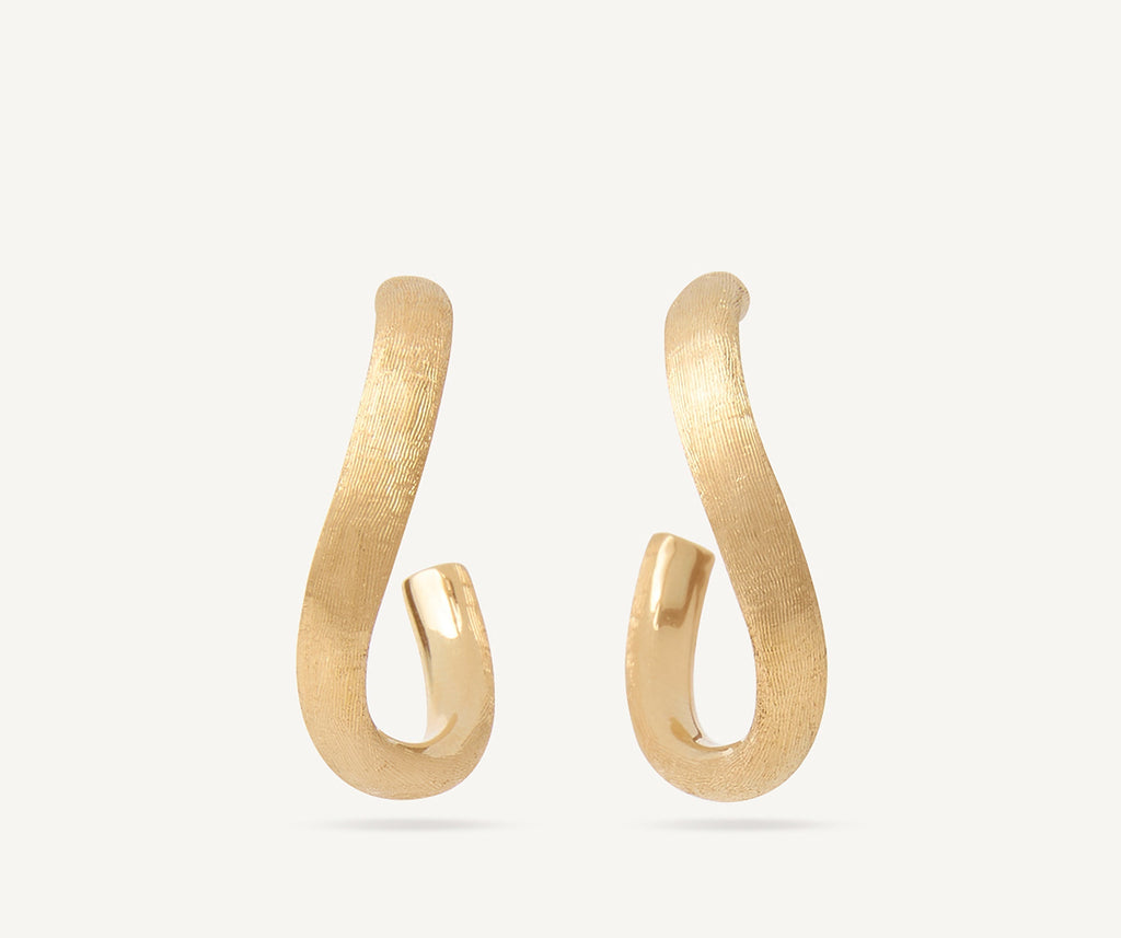 JAIPUR GOLD 18K Yellow Gold Hoop Earrings OB1469__Y_02